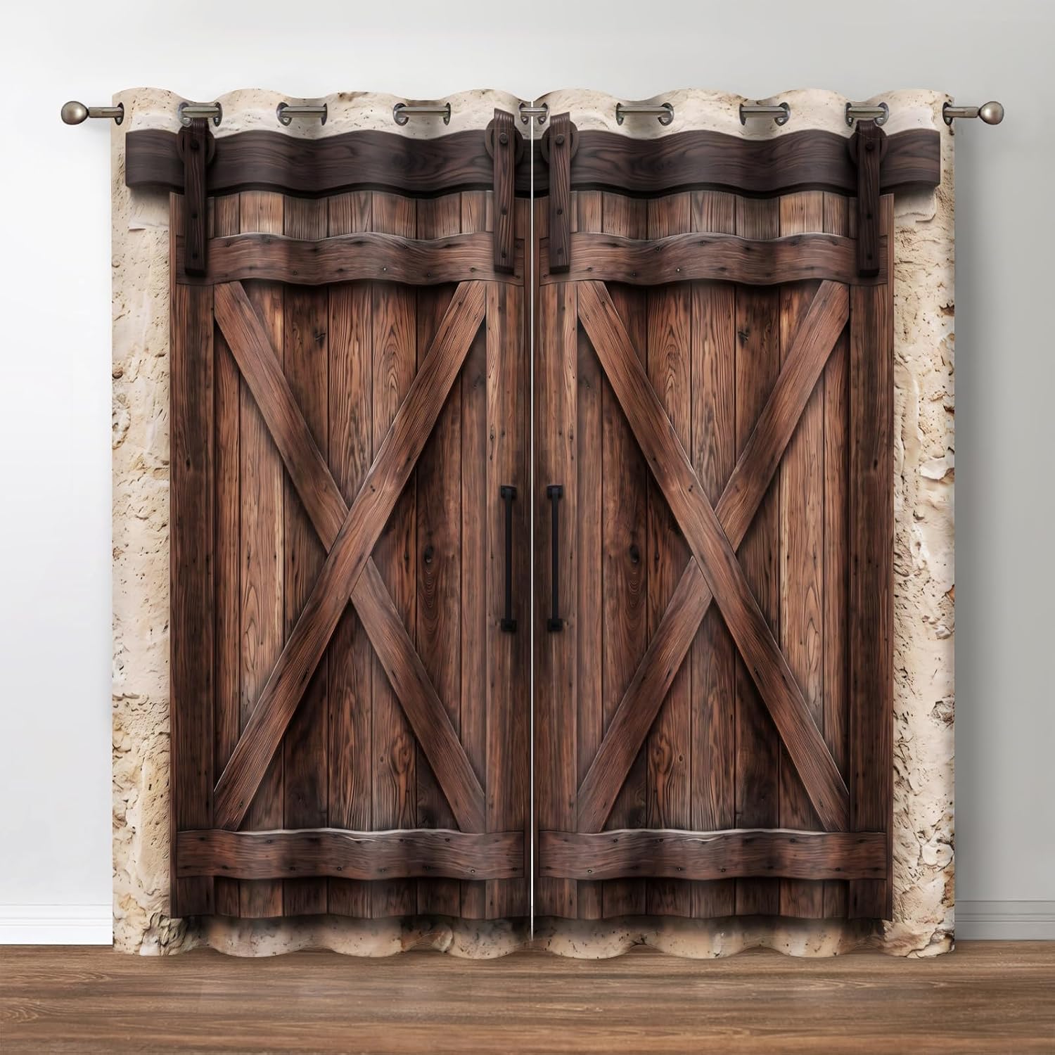 Home Office Backdrop - Cortina de Fundo Estilo Porta de
