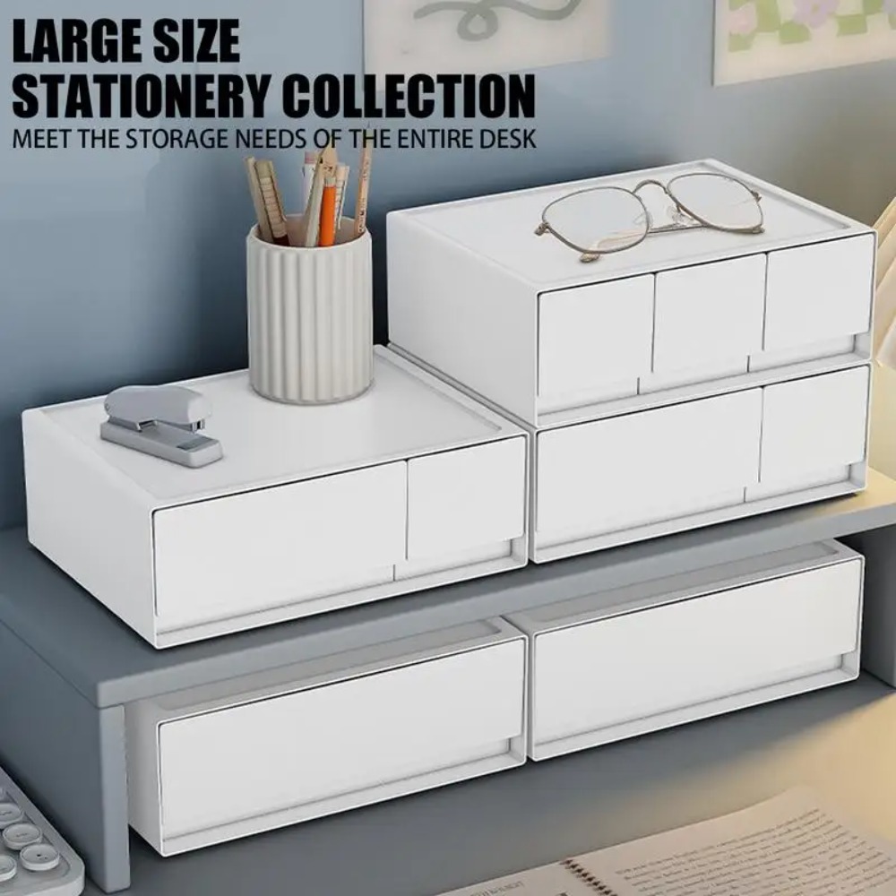 Desk Drawer Small - 2026 Melhor Novo Organizador Premium Empilhável