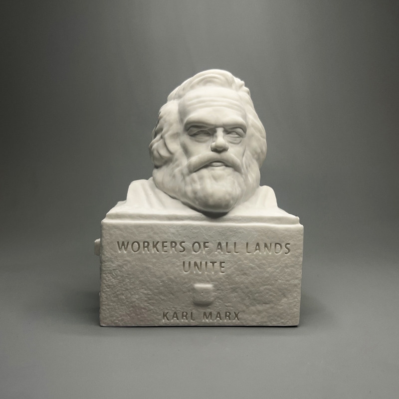 Home Office And Library - Escultura de busto de gesso de