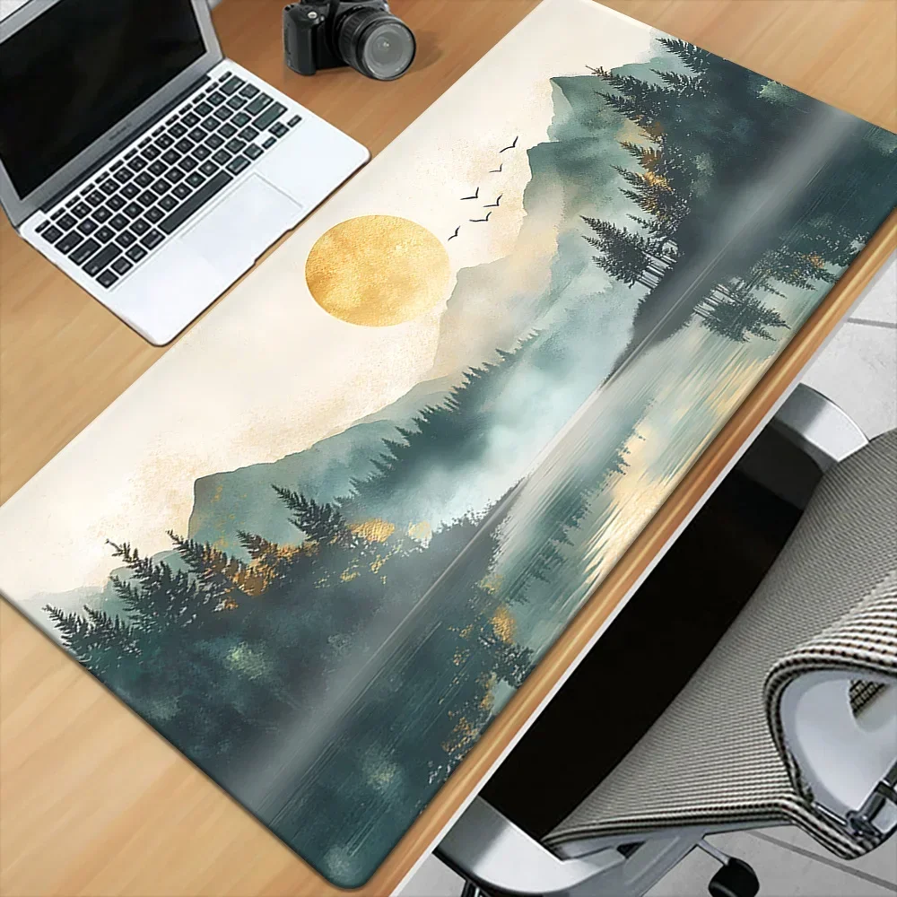 Home Office Keyboard - Tapete de Mesa Personalizado XXL Impermeável