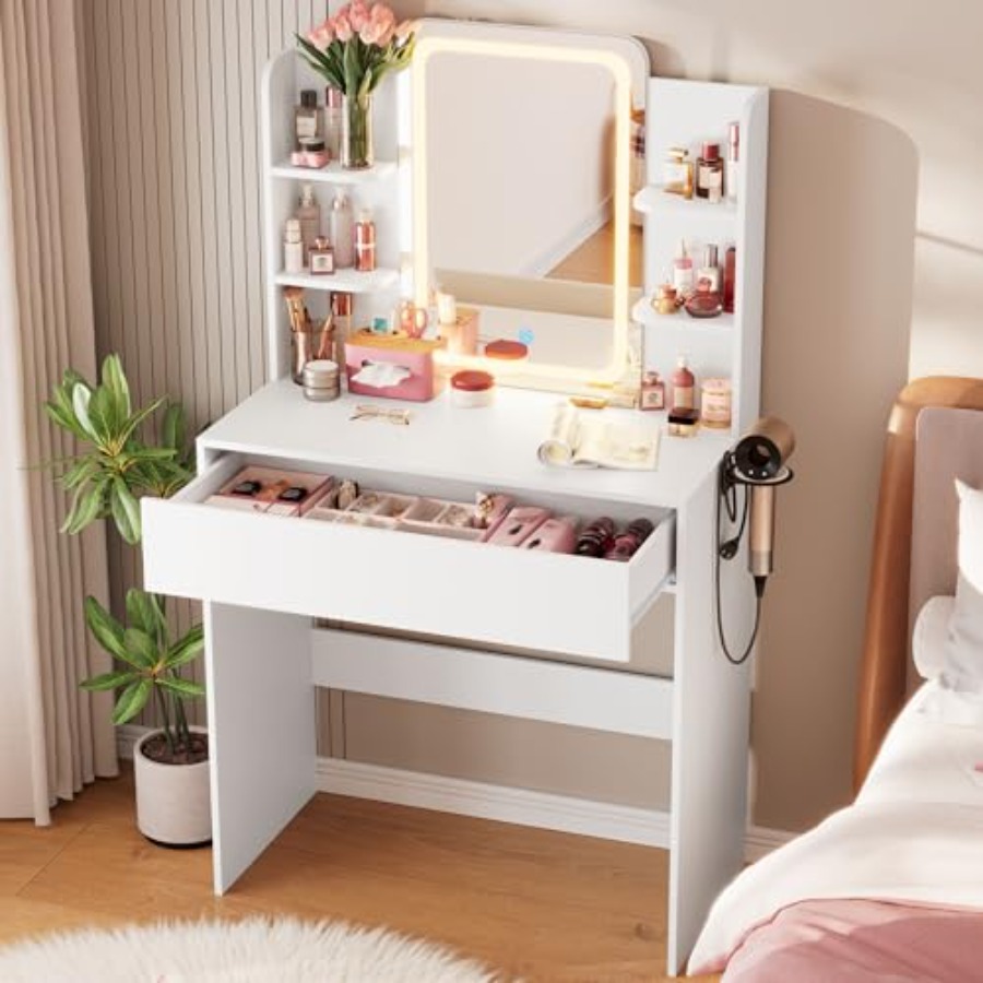 Desk Drawer Small - Pequena penteadeira para uso no quarto,