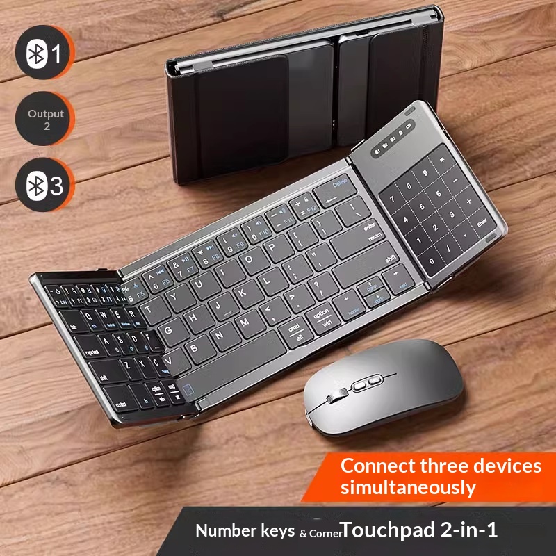 Home Office Laptop - Teclado Bluetooth sem fio Mengzu Tri