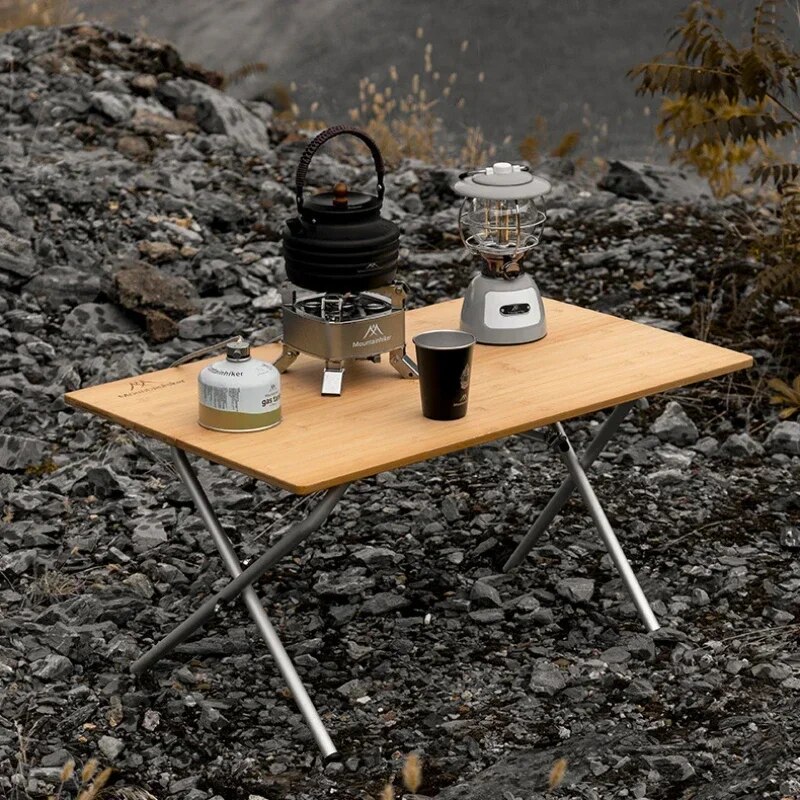 Desktop Organizer Bamboo - Mountainhiker acampamento ao ar livre bambu