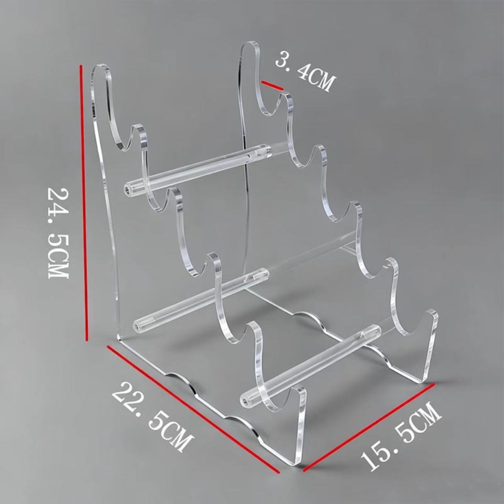 Desktop Organizer Bamboo - Organizador de Mesa em Acrílico Transparente