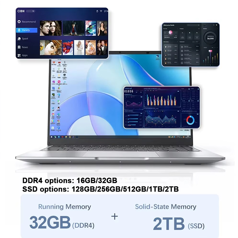 Novo Laptop Ultra Slim de 14.1 - Home Office Laptop avaliação e preço