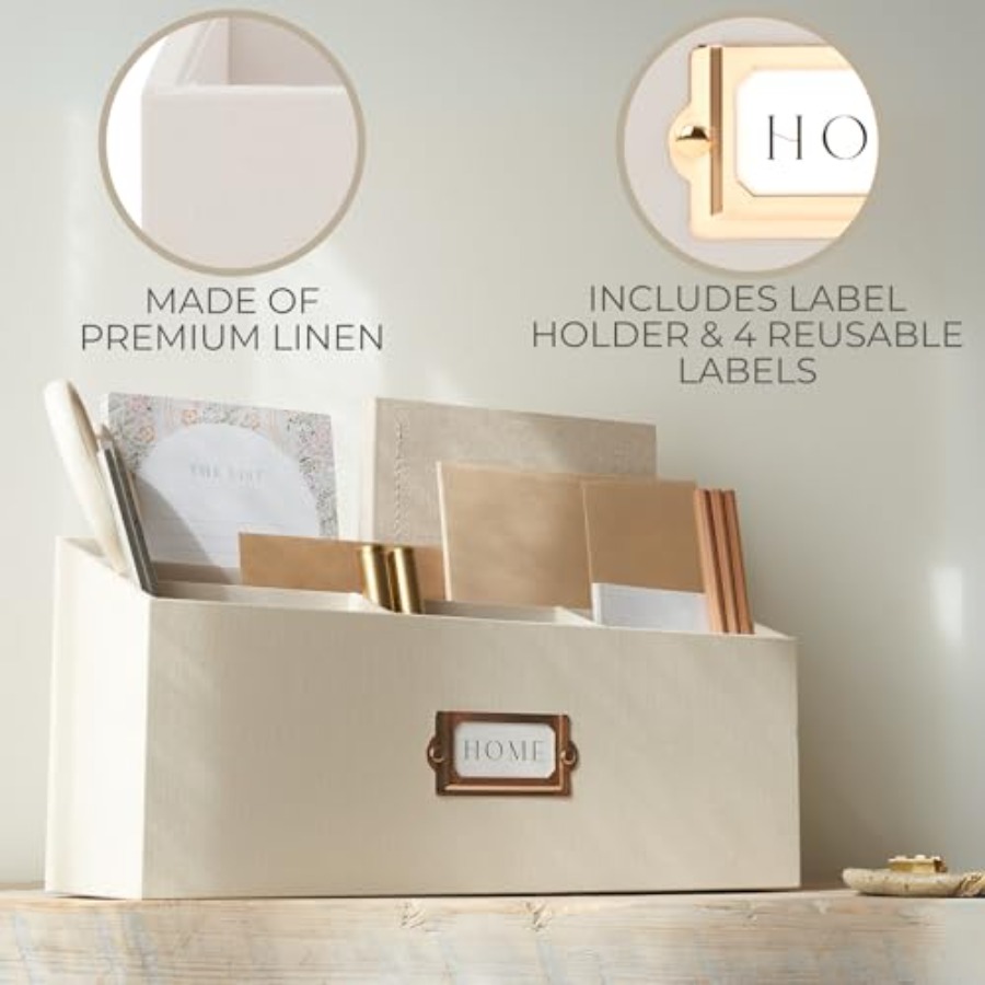 Organizador de Correspondência - Desktop Organizer Bamboo avaliação e preço
