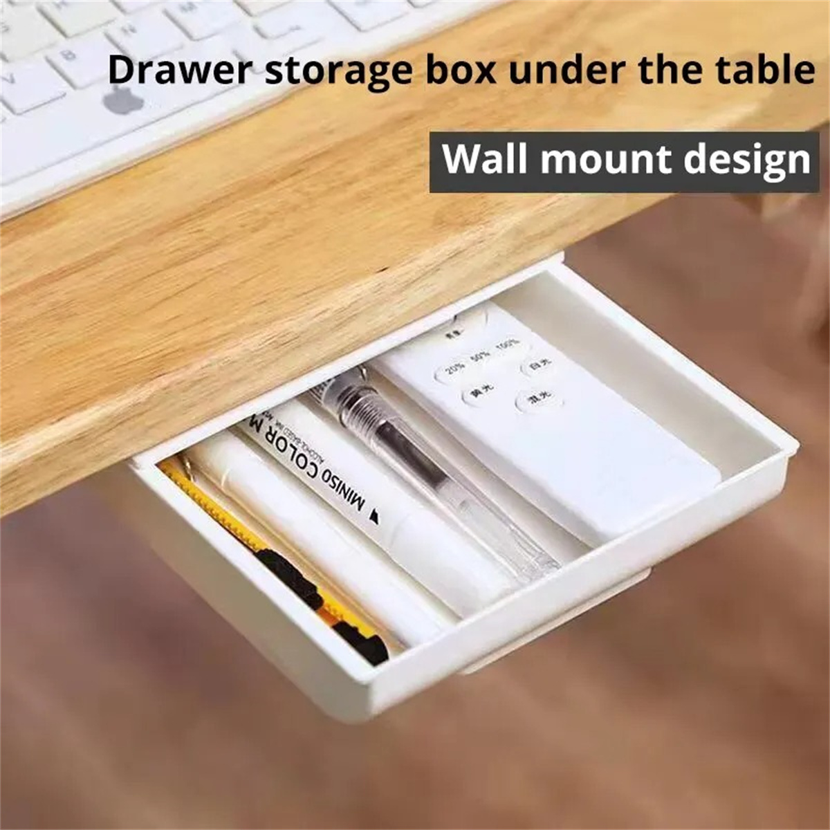 Caixa de Armazenamento Adesiva - Desk Drawer Small avaliação e preço