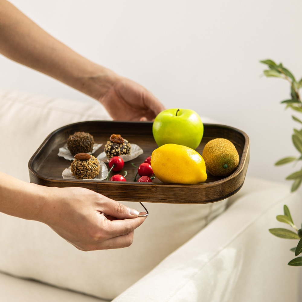 Bandeja de Braço para Sofá Dob - Desktop Organizer Bamboo avaliação e preço