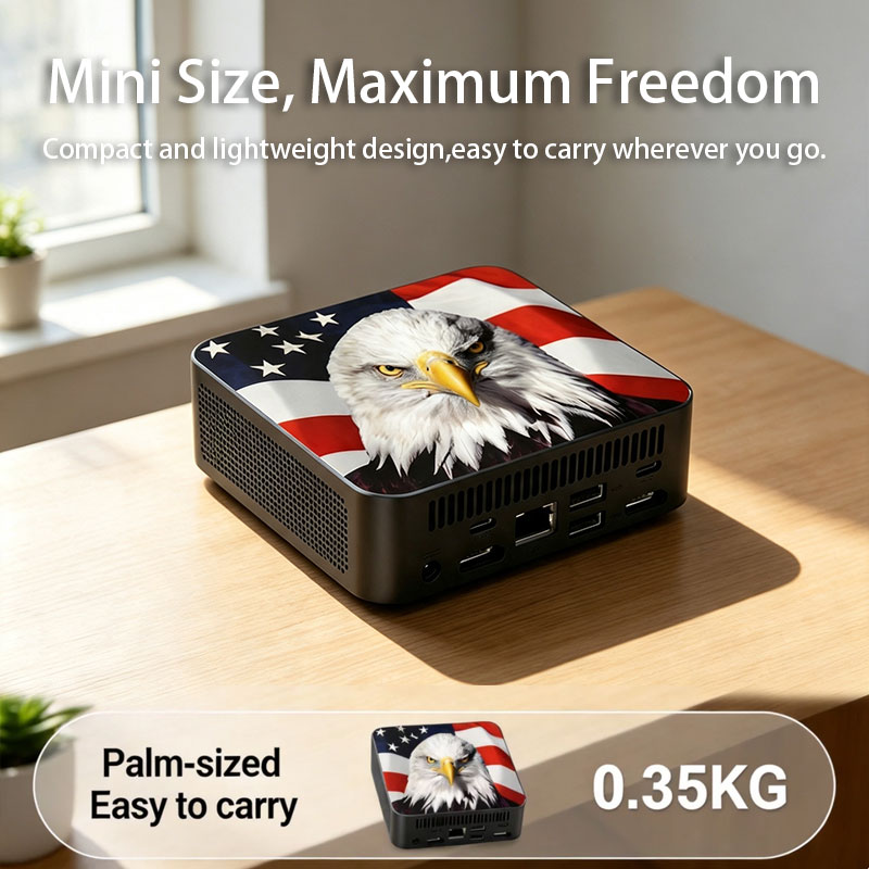 Mini PC Temático da Bandeira d - Home Office Laptop avaliação e preço