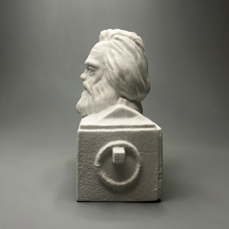 Escultura de busto de gesso de - Home Office And Library avaliação e preço