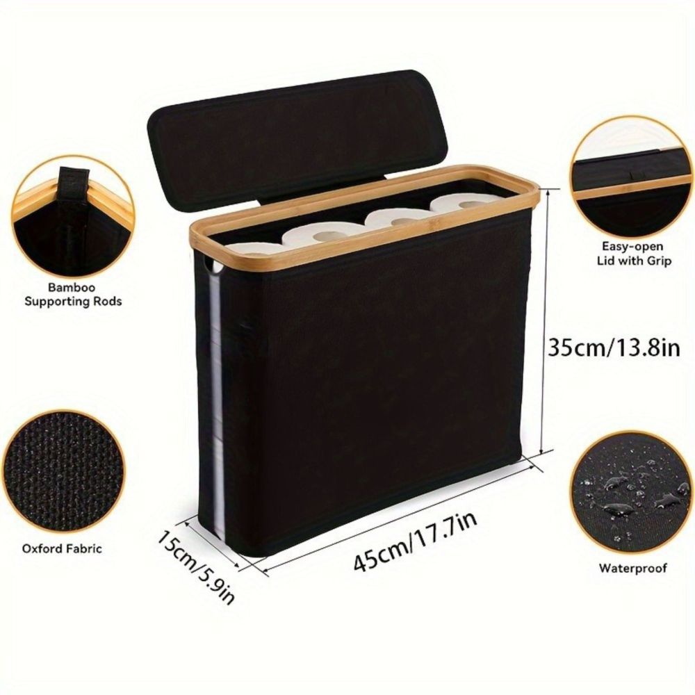 Organizador de Papel Higiênico - Desktop Organizer Bamboo avaliação e preço