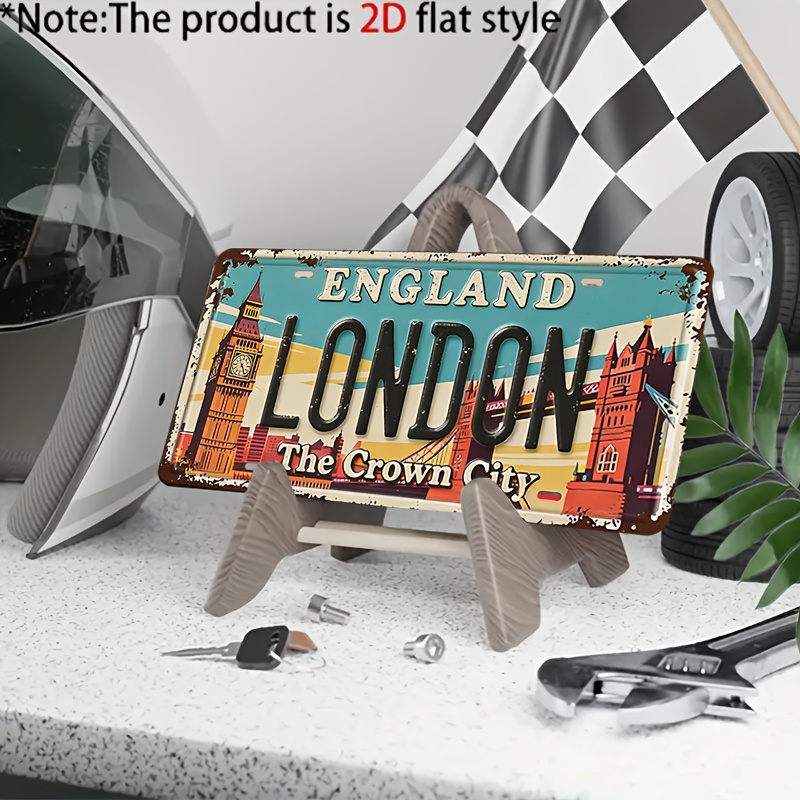 Placa de Metal Vintage Durável - Home Office Of London avaliação e preço