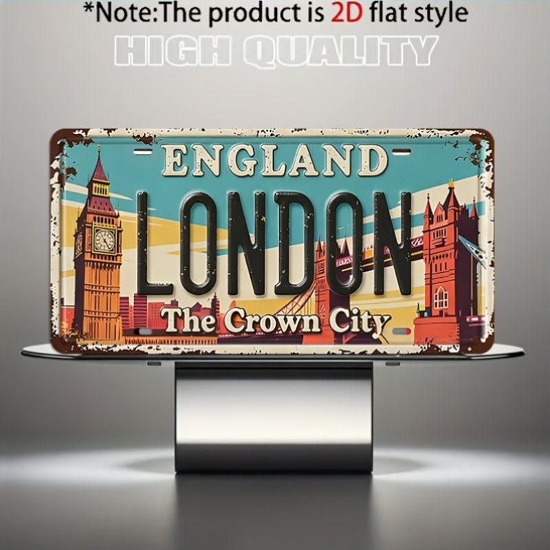 Placa de Metal Vintage Durável - Home Office Of London avaliação e preço