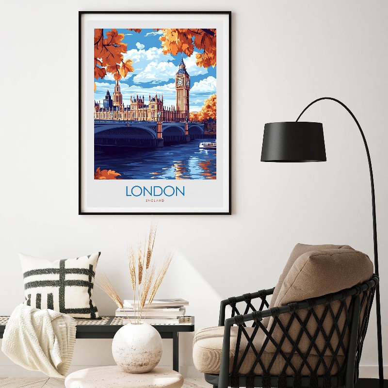 Paisagem urbana britânica arte - Home Office Of London avaliação e preço