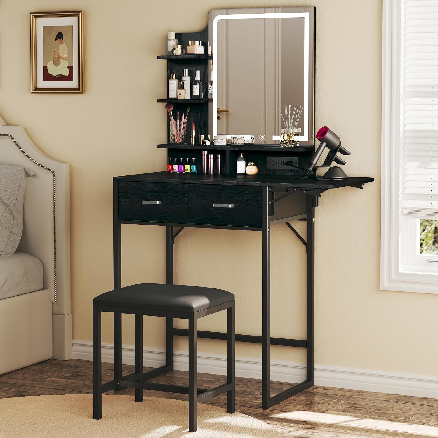 Mesa de Maquiagem com Espelho  - Desk Drawer Small avaliação e preço