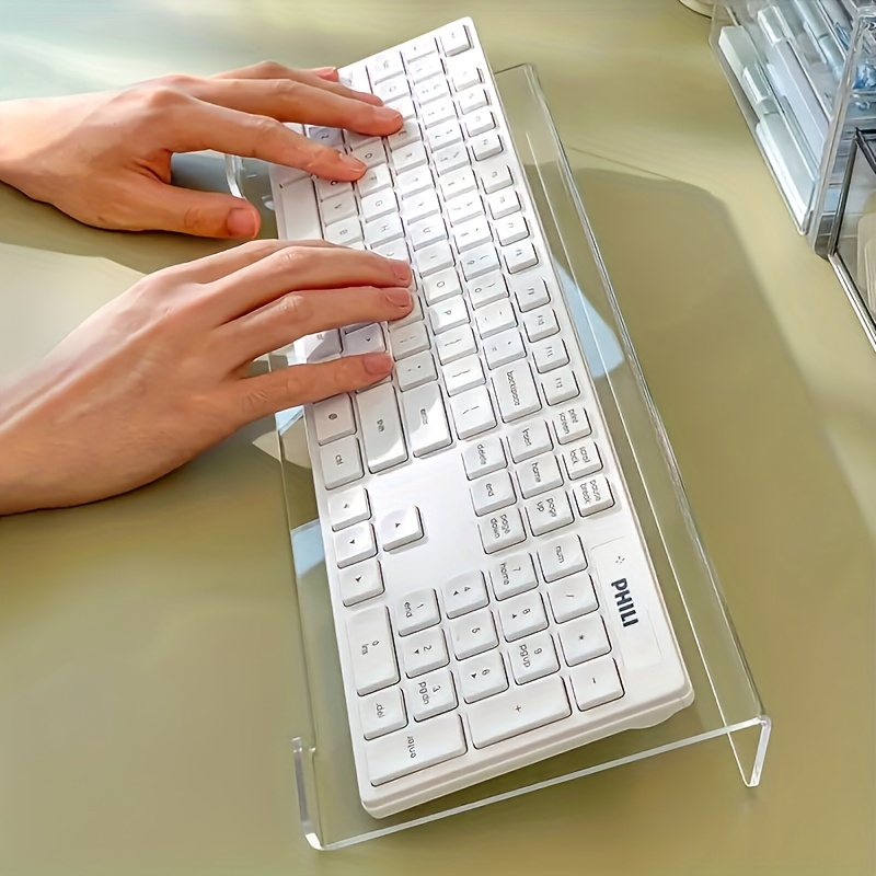 Suporte de teclado acrílico, o - Home Office Keyboard avaliação e preço