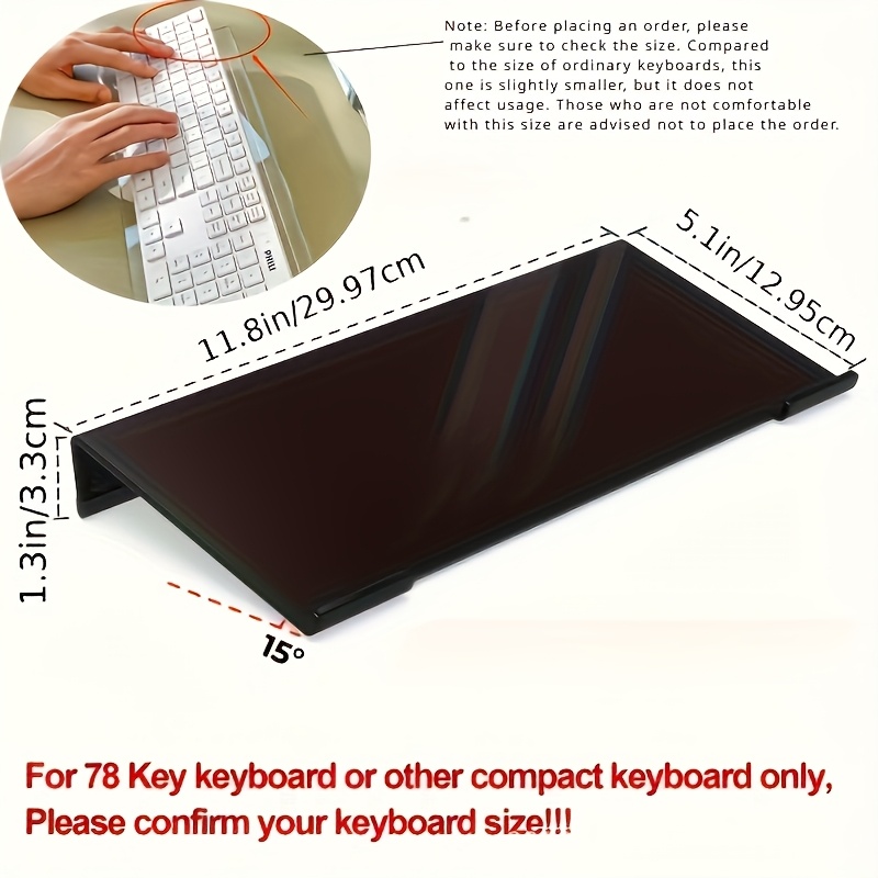 Suporte de teclado acrílico, o - Home Office Keyboard avaliação e preço