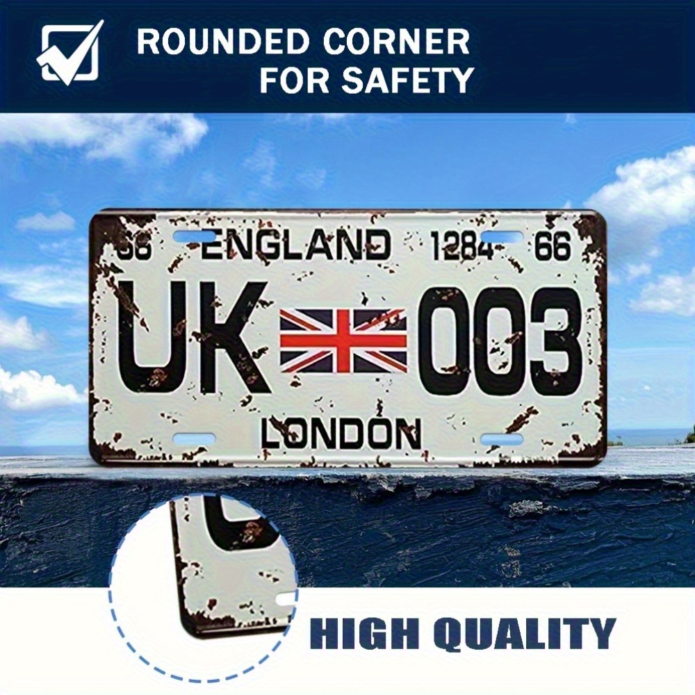 Placa de alumínio vintage do R - Home Office Of London avaliação e preço