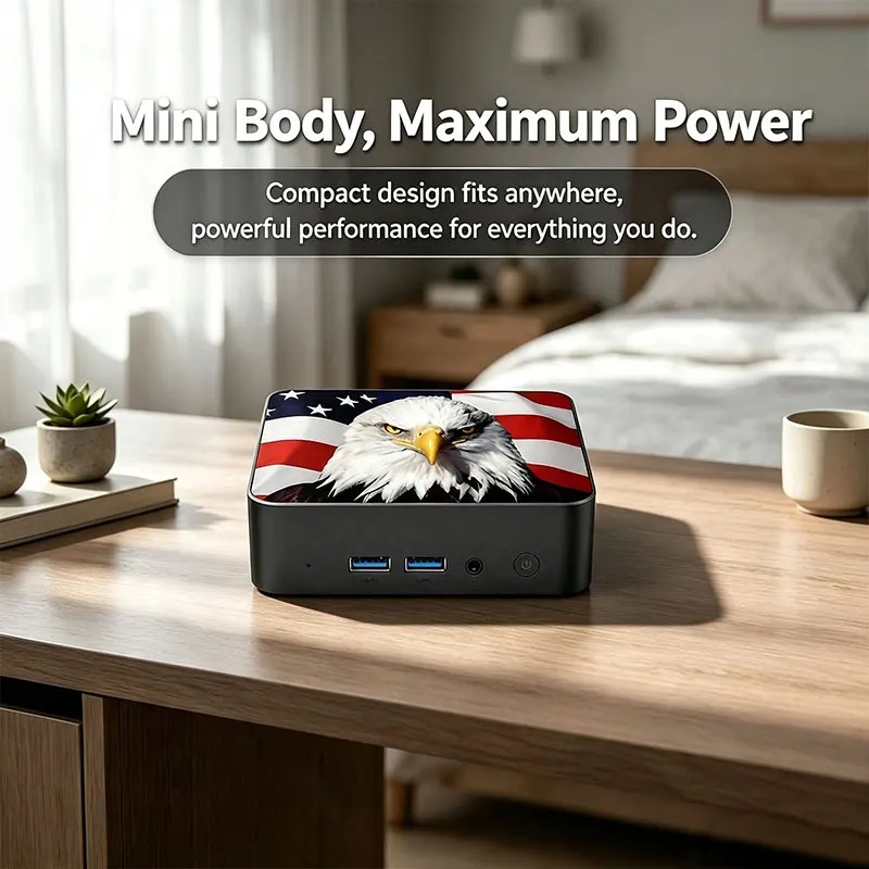 Novo Mini PC 2026 com Bandeira - Home Office Laptop avaliação e preço