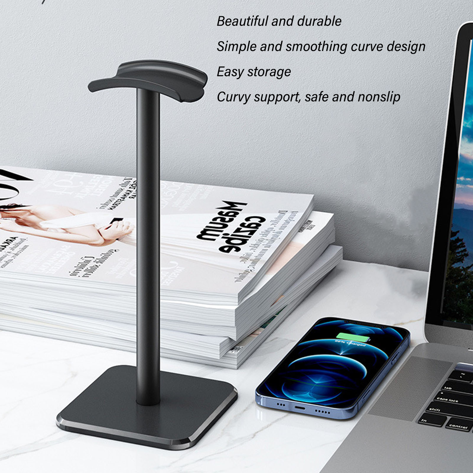 Suporte de fone de ouvido cant - Home Office Headset avaliação e preço