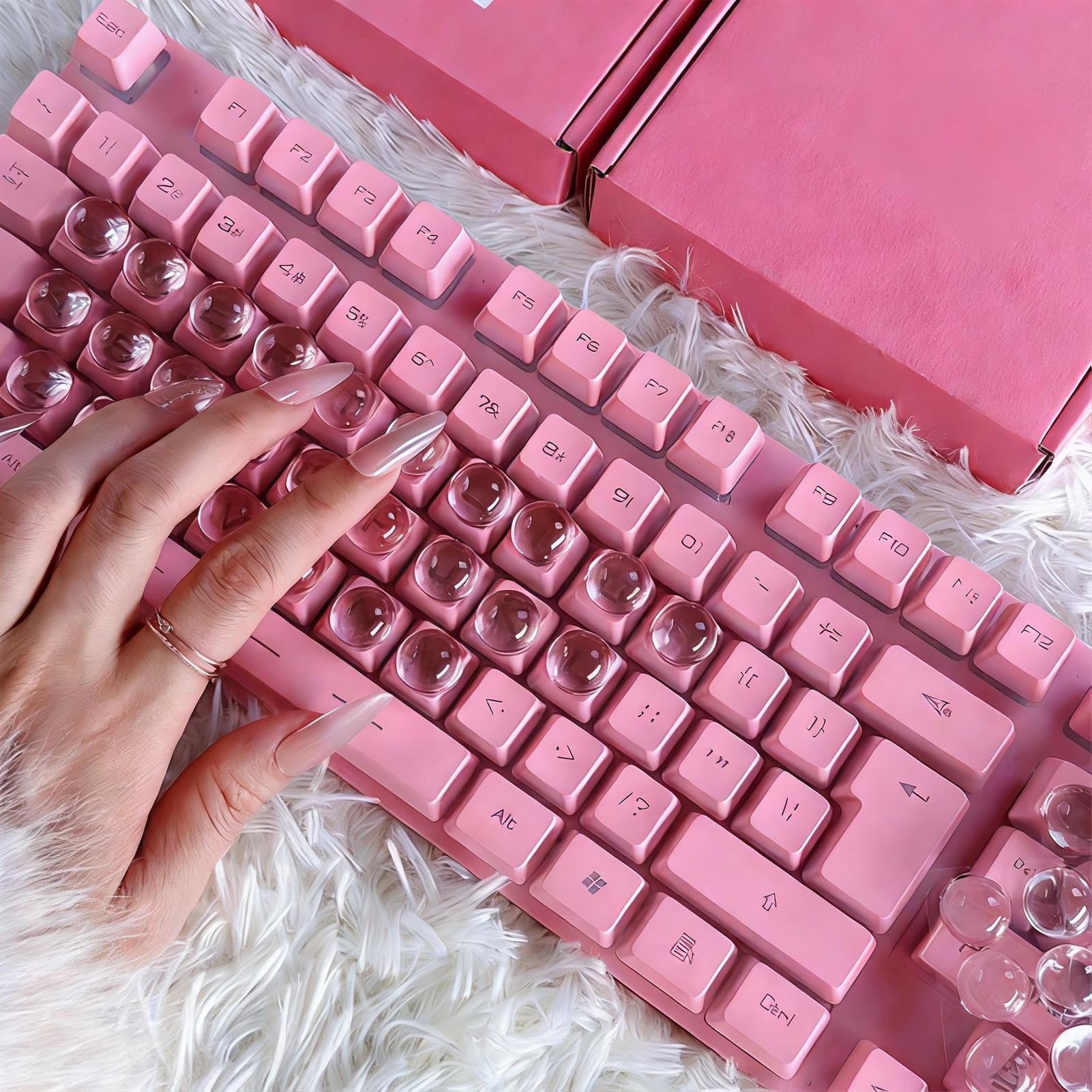 Adesivos de teclado redondos t - Home Office Keyboard avaliação e preço