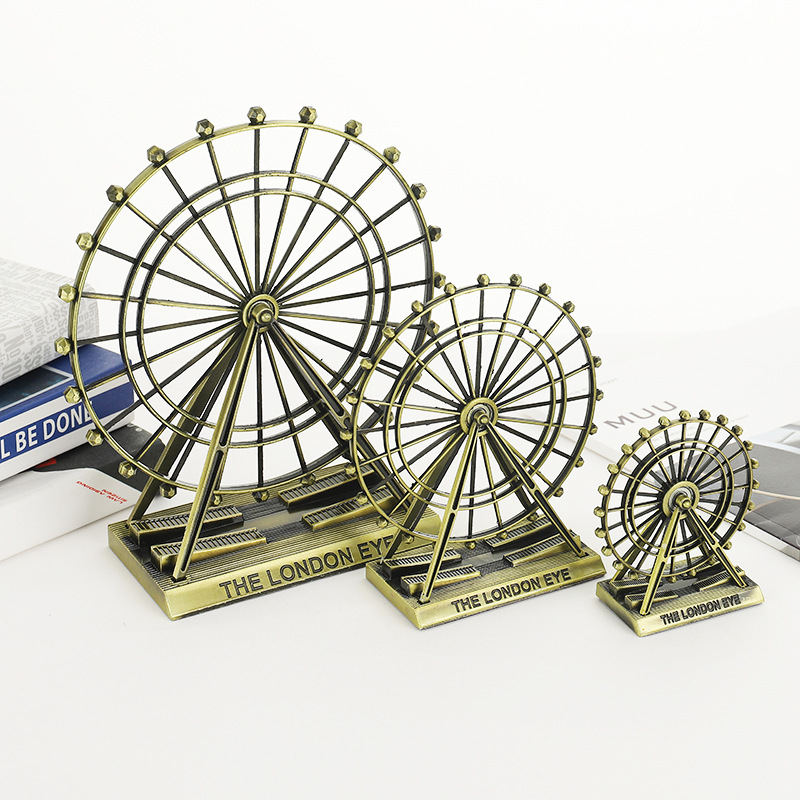 Retro Zinco Liga Ferris Roda M - Home Office Of London avaliação e preço