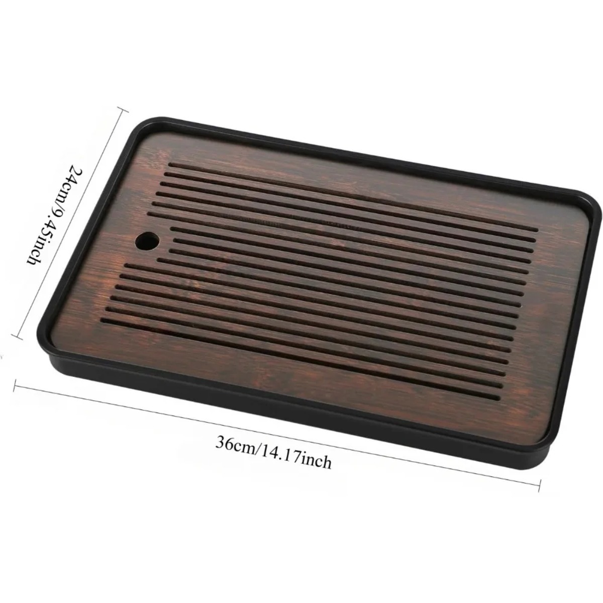 Bandeja de Chá de Bambu Natura - Desktop Organizer Bamboo avaliação e preço