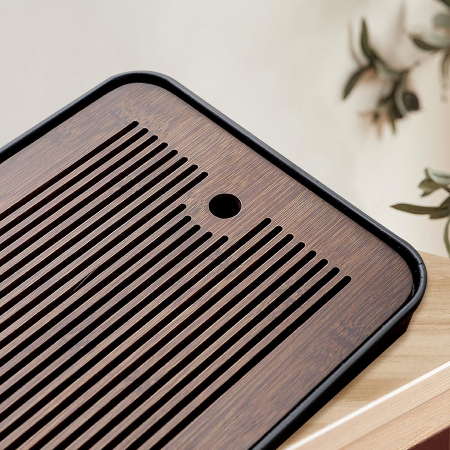 Bandeja de Chá de Bambu Natura - Desktop Organizer Bamboo avaliação e preço