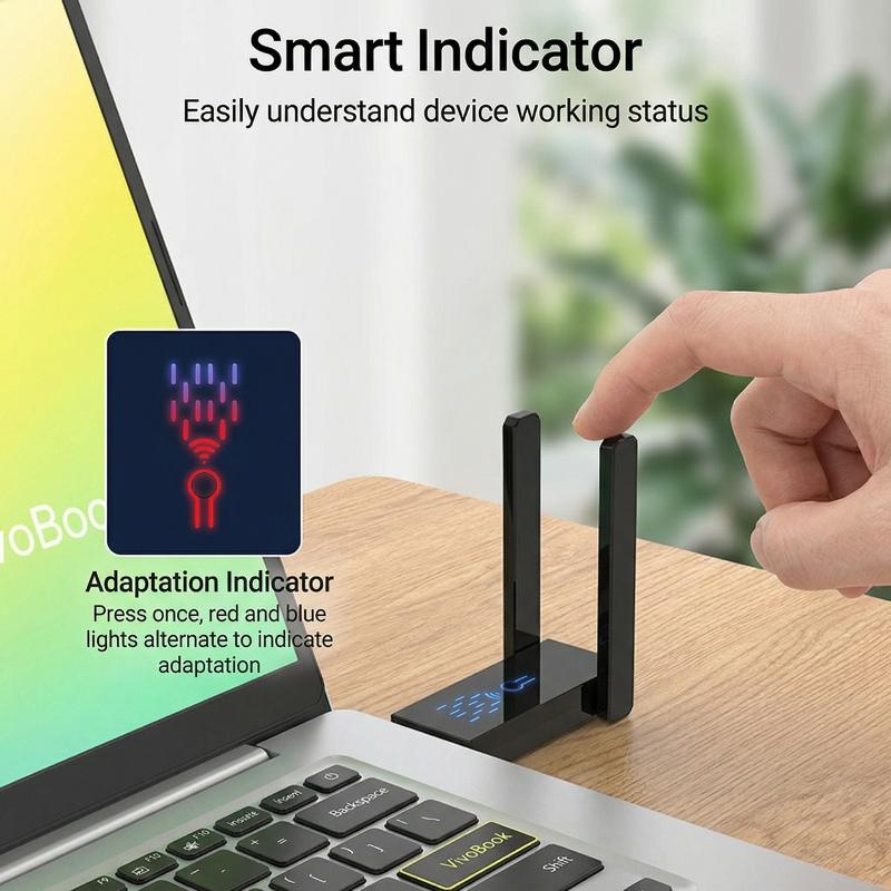 Adaptador WiFi USB 3.0 Plug an - Home Office Laptop avaliação e preço