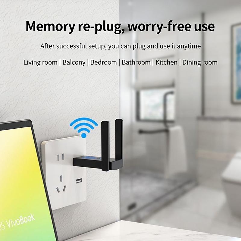 Adaptador WiFi USB 3.0 Plug an - Home Office Laptop avaliação e preço