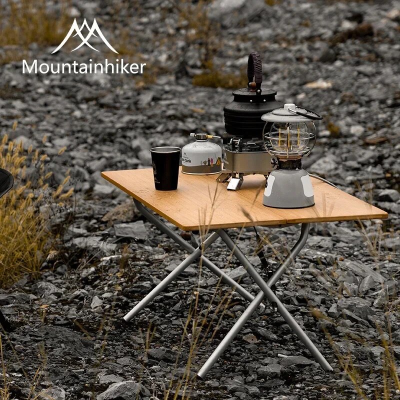 Mountainhiker acampamento ao a - Desktop Organizer Bamboo avaliação e preço