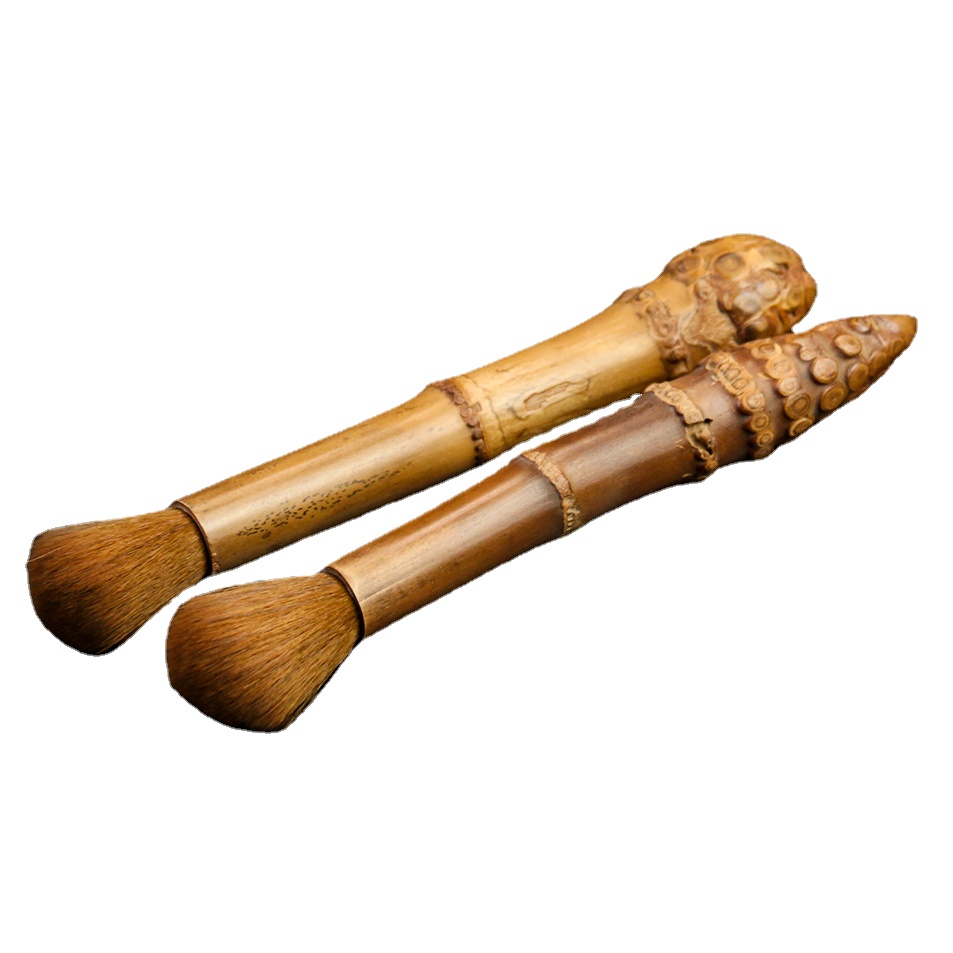 Natural bambu raiz chá cerimôn - Desktop Organizer Bamboo avaliação e preço
